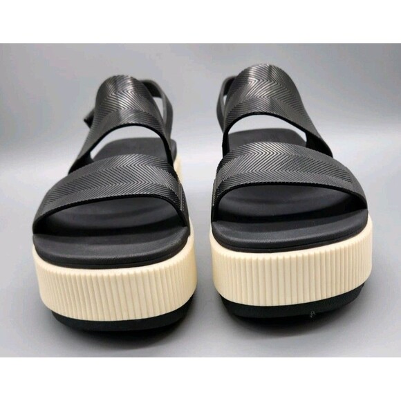 Reef Water Vista Higher Platform Sandal Black Size 8 See Photos - Picture 4 of 16